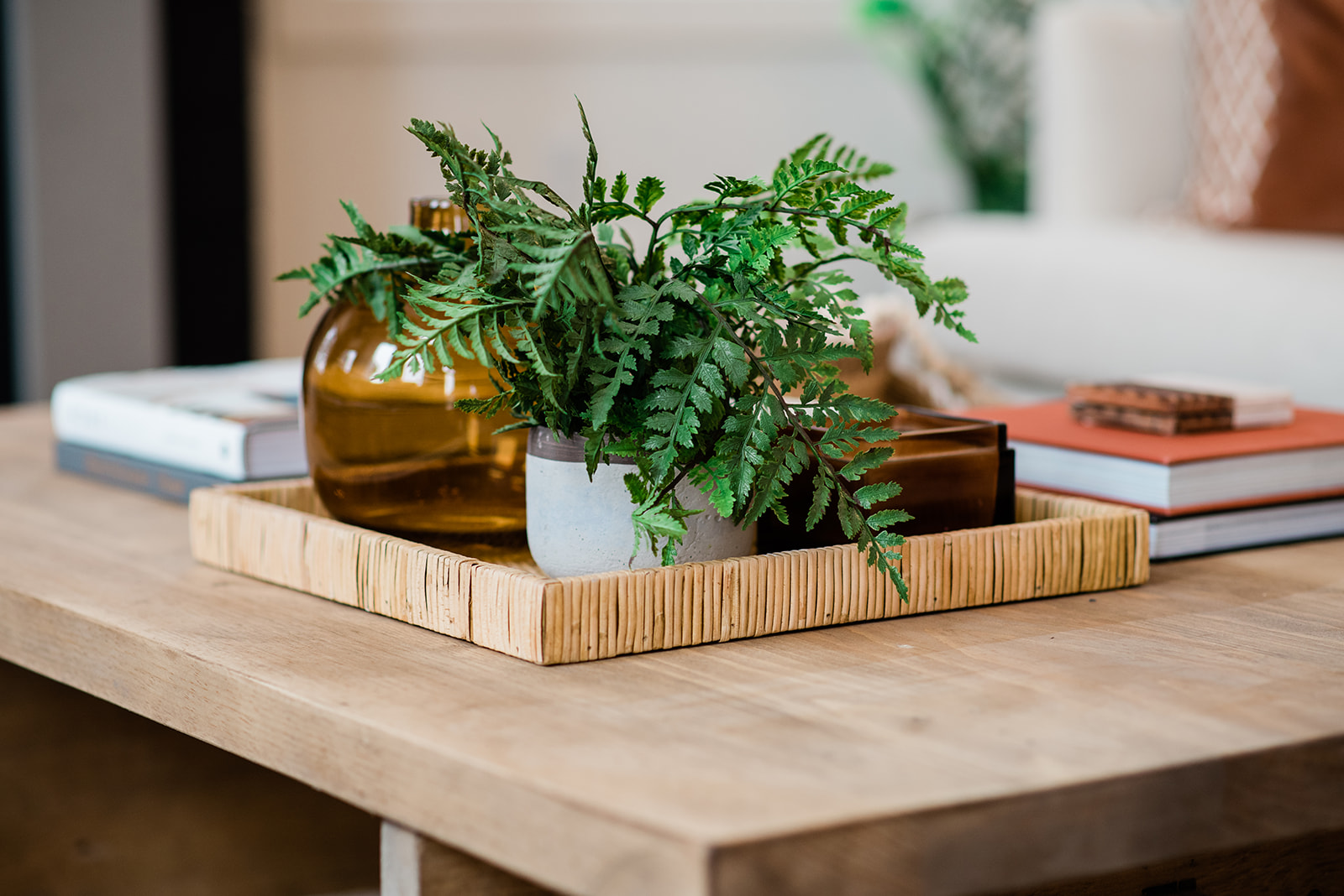 Styling a Coffee Table Staged for Upsell